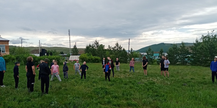 Второй день в лагере "Дружба".
